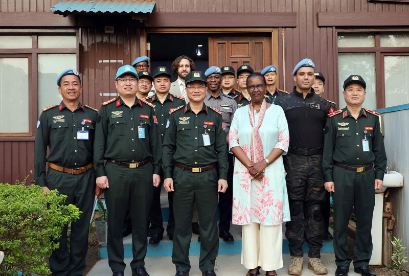 Deputy Minister Pham The Tung visits Head of MINUSCA -0