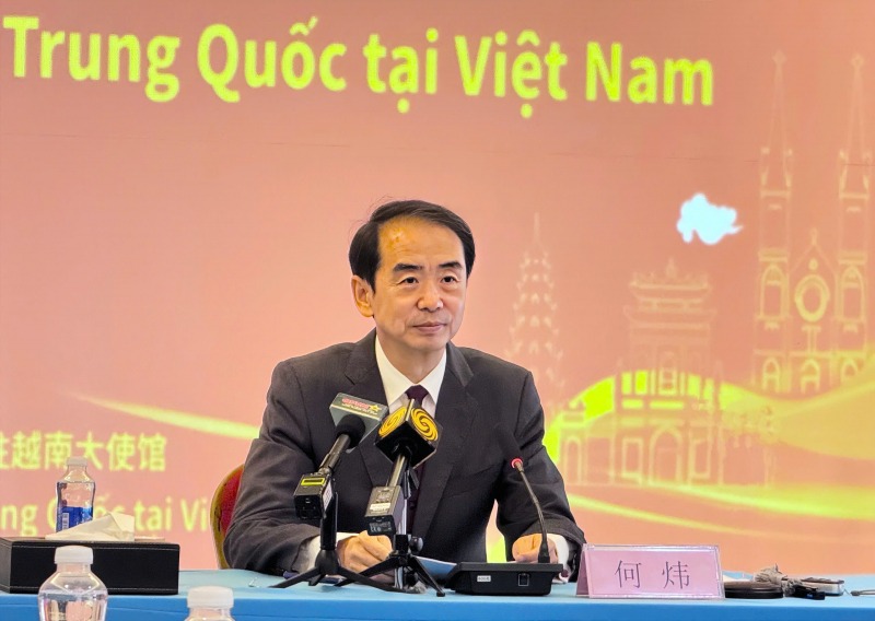 Đại sứ Trung Quốc Hà Vĩ: “Quan hệ Việt Nam – Trung Quốc đang trong giai đoạn lịch sử vàng” -0