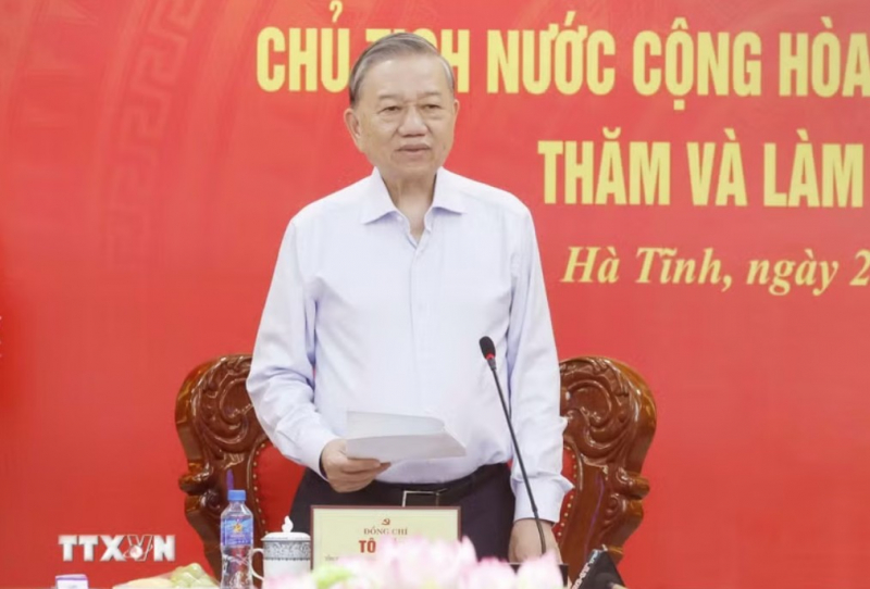 Tổng Bí thư, Chủ tịch nước: Hà Tĩnh khơi dậy khát vọng phát triển, quyết tâm đạt mục tiêu tăng trưởng nhanh, bền vững -0