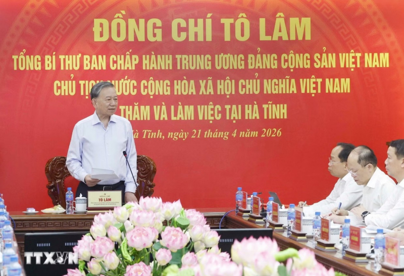 Tổng Bí thư, Chủ tịch nước: Hà Tĩnh khơi dậy khát vọng phát triển, quyết tâm đạt mục tiêu tăng trưởng nhanh, bền vững -0
