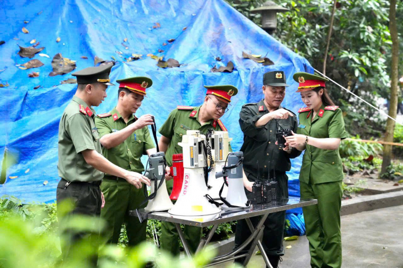 Ứng dụng công nghệ  trong công tác đảm bảo an ninh, trật tự Lễ hội Đền Hùng -0
