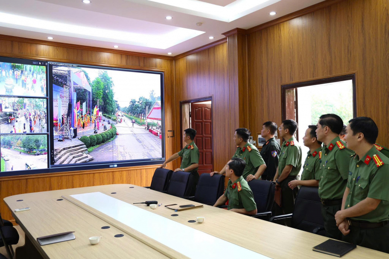 Ứng dụng công nghệ  trong công tác đảm bảo an ninh, trật tự Lễ hội Đền Hùng -0