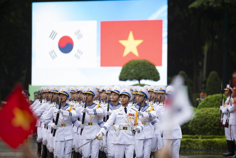 Tổng Bí thư, Chủ tịch nước Tô Lâm chủ trì lễ đón Tổng thống Hàn Quốc Lee Jae Myung  -0