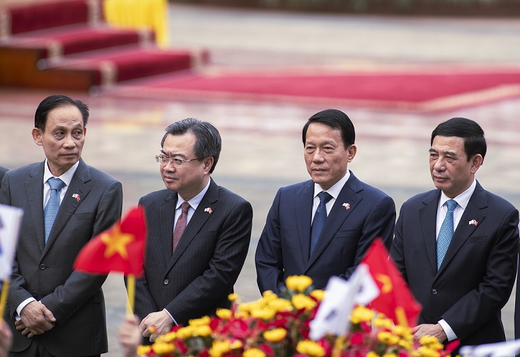 Tổng Bí thư, Chủ tịch nước Tô Lâm chủ trì lễ đón Tổng thống Hàn Quốc Lee Jae Myung  -1