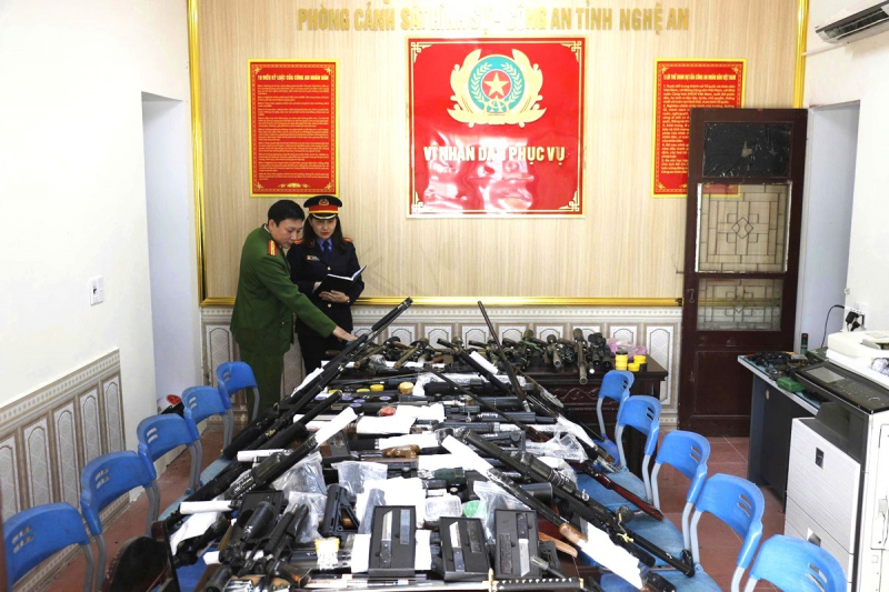 Hiệu quả từ công tác đấu tranh, phòng ngừa tội phạm liên quan đến vũ khí, vật liệu nổ trên địa bàn Nghệ An -0