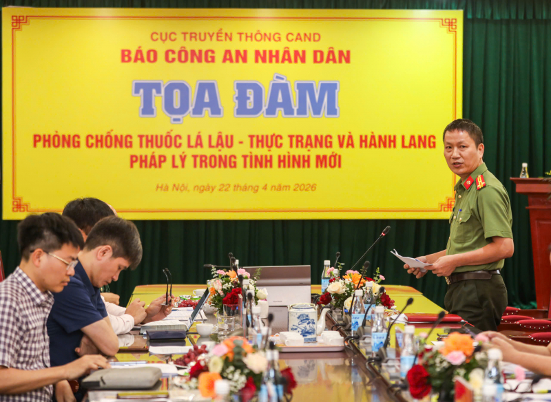 Tọa đàm “Phòng, chống thuốc lá lậu - Thực trạng và hành lang pháp lý trong tình hình mới” -1