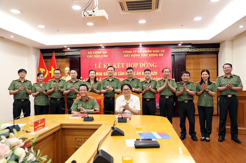 Cục Hậu cần ký kết hợp đồng mua 150 căn hộ phục vụ nhà ở công vụ trong Công an nhân dân  -0