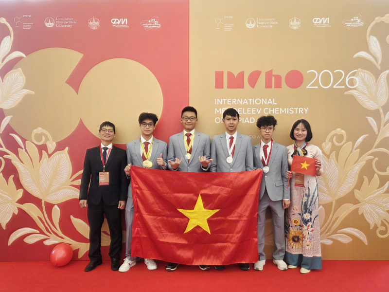 Việt Nam dành 4 huy chương tại Kỳ thi Olympic Hóa học quốc tế Mendeleev -0