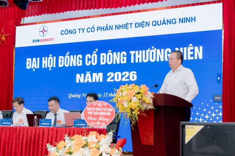 Công ty cổ phần Nhiệt điện Quảng Ninh tổ chức thành công Đại hội đồng cổ đông thường niên năm 2026 -0