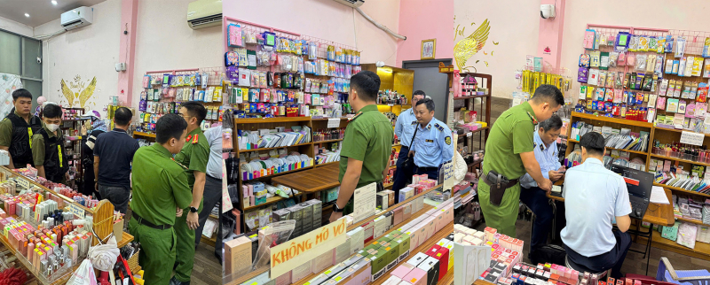 Công an phường ở Cần Thơ thu giữ số lượng lớn mỹ phẩm nhập lậu -0