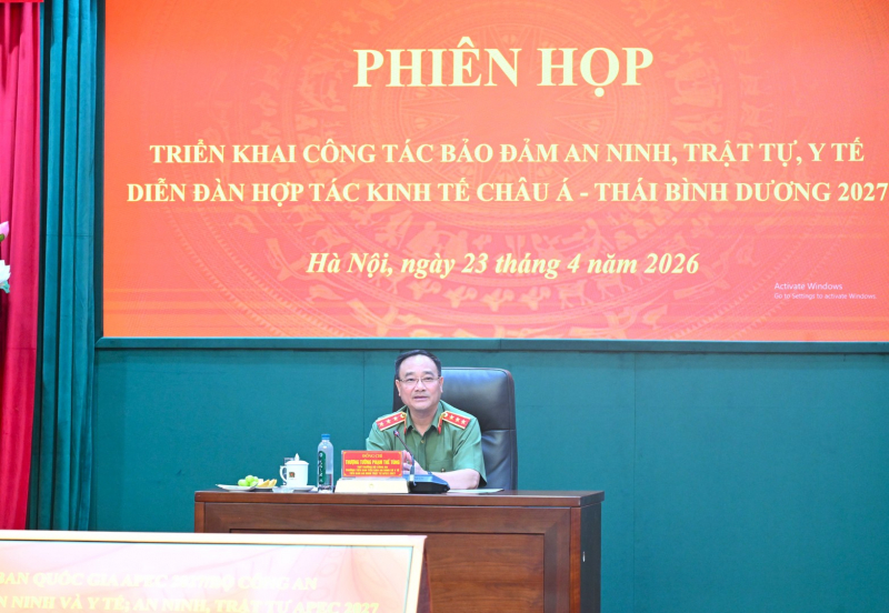 Phiên họp triển khai công tác bảo đảm ANTT và y tế -0