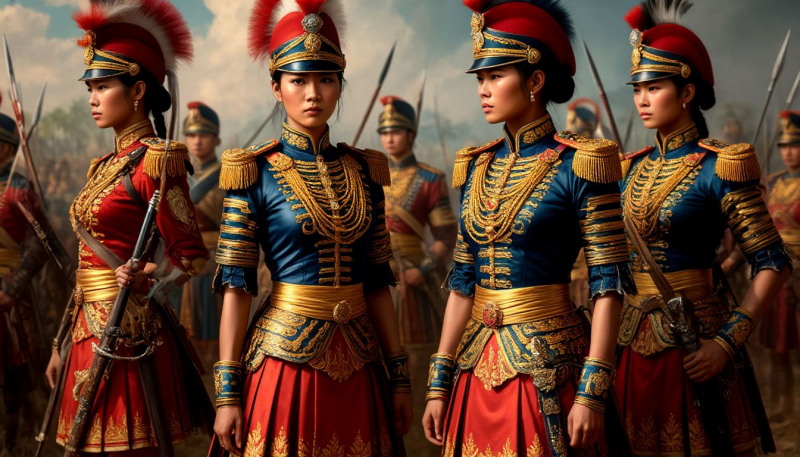 Bí mật về đội cận vệ trinh nữ của vua Xiêm -0