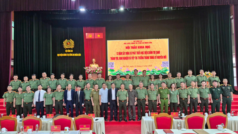 Đổi mới để Học viện Chính trị CAND khẳng định vai trò trọng điểm đầu ngành về khoa học chính trị -0