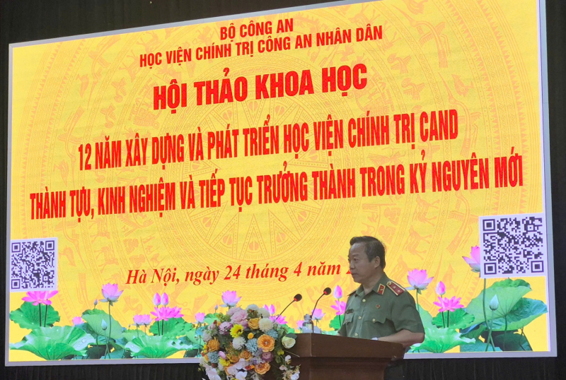 Đổi mới để Học viện Chính trị CAND khẳng định vai trò trọng điểm đầu ngành về khoa học chính trị -0