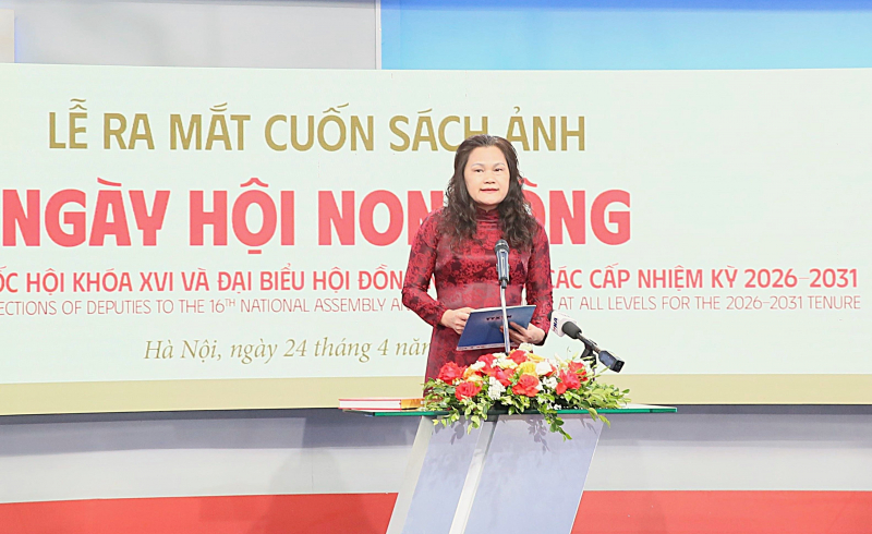 Ra mắt sách ảnh về những dấu ấn nổi bật của bầu cử đại biểu Quốc hội khóa XVI -0