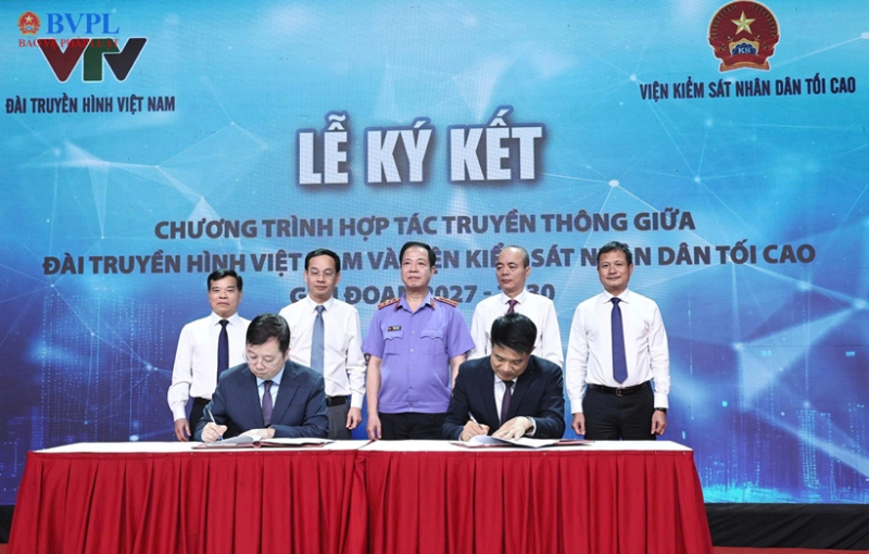 Ký kết Chương trình hợp tác truyền thông giữa VKSND tối cao và Đài Truyền hình Việt Nam giai đoạn 2027 – 2030 -0