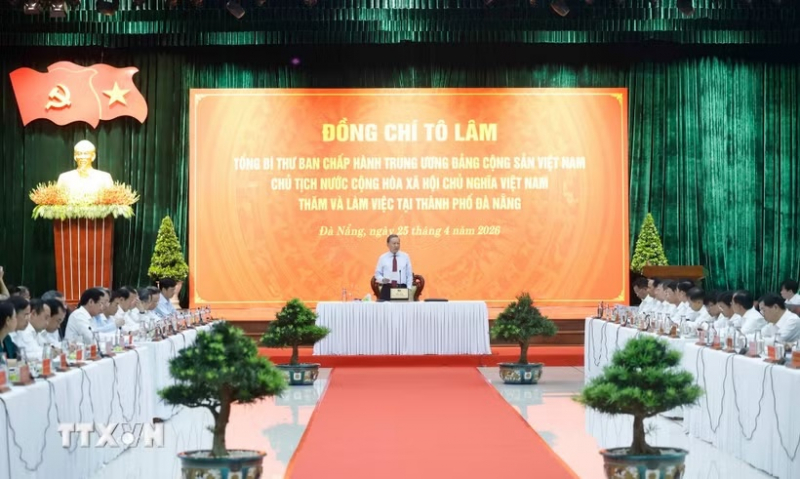 Tổng Bí thư, Chủ tịch nước Tô Lâm: Xây dựng Đà Nẵng thành 1 cực tăng trưởng lớn -0