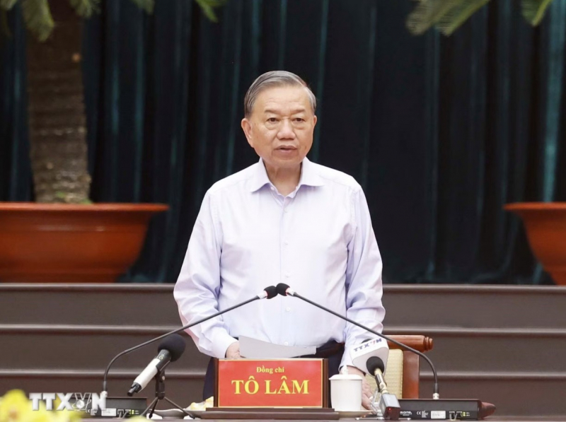 Tổng Bí thư, Chủ tịch nước Tô Lâm: TP Hồ Chí Minh phải đi đầu, biến các nghị quyết chiến lược thành thực tiễn sống động -0