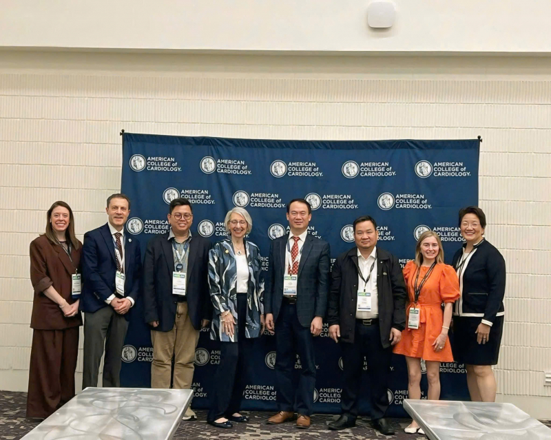 Viện trưởng của Bệnh viện 19-8 làm Chủ tịch Chi hội Trường môn Tim mạch Hoa Kỳ tại Việt Nam -0