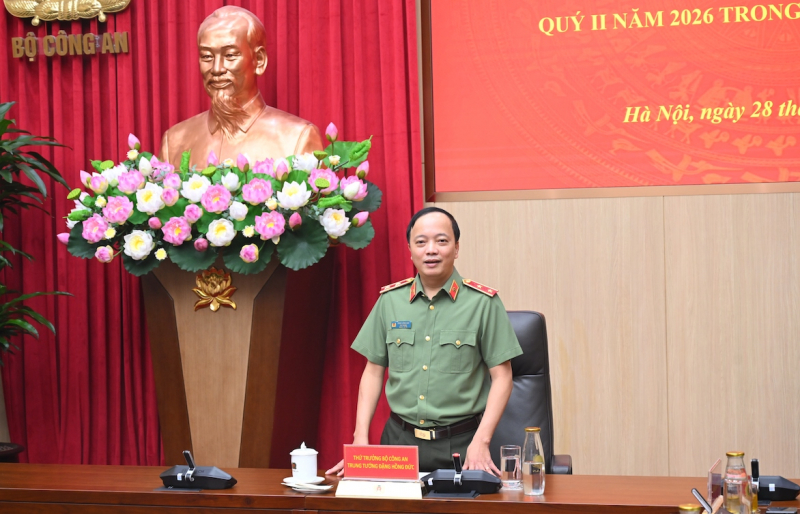 Đẩy mạnh phân bổ, giải ngân vốn đầu tư công Quý II trong Công an nhân dân -3