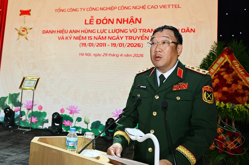 TCT Công nghiệp Công nghệ cao Viettel đón nhận danh hiệu Anh hùng Lực lượng vũ trang nhân dân -0