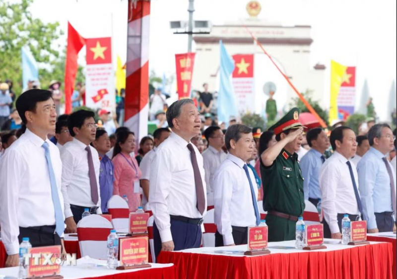 Tổng Bí thư, Chủ tịch nước Tô Lâm dự Lễ thượng cờ 