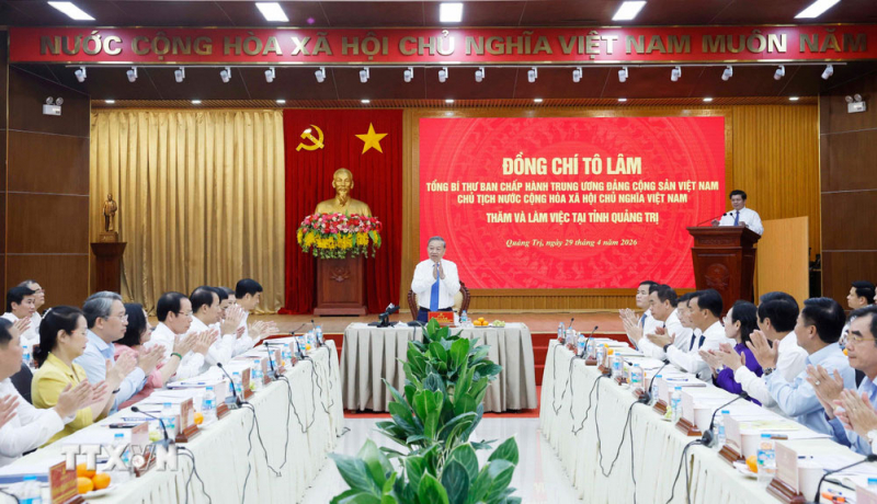 Tổng Bí thư, Chủ tịch nước Tô Lâm: Tái định vị không gian phát triển Quảng Trị với chiến lược “vươn Đông tỏa Tây” -0