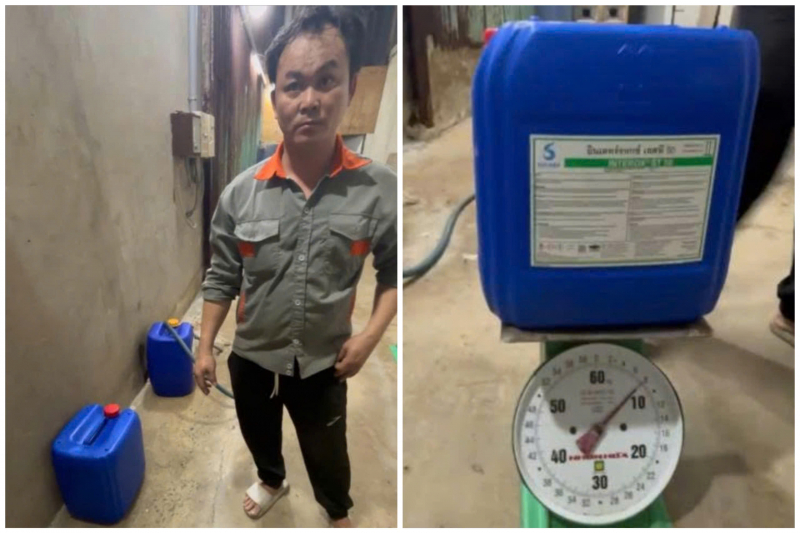 Triệt phá đường dây sản xuất giấm giả từ acid công nghiệp tại TP Hồ Chí Minh -0