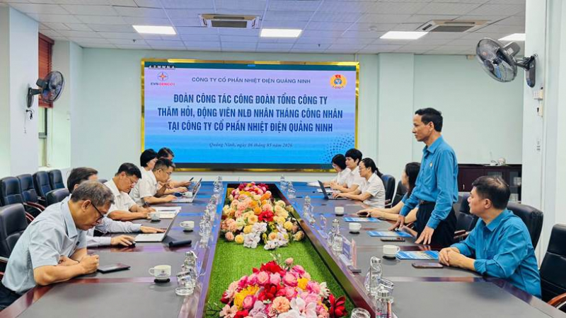 Công đoàn EVNGENCO1 thăm hỏi, động viên người lao động Công ty cổ phần Nhiệt điện Quảng Ninh -0