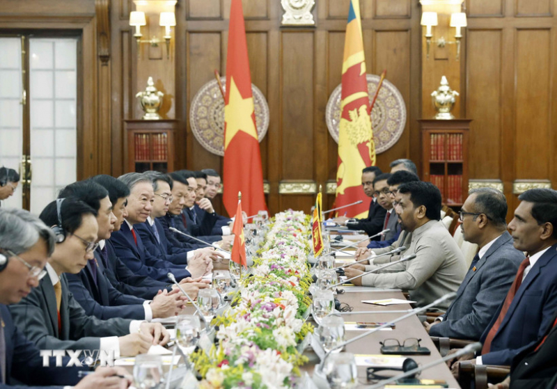 Tổng Bí thư, Chủ tịch nước Tô Lâm hội đàm với Tổng thống Sri Lanka -0