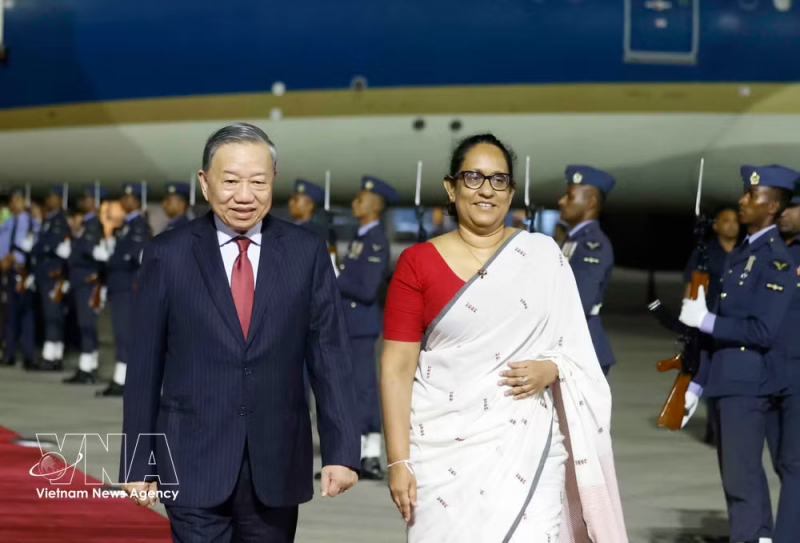 Top Vietnamese leader begins state visit to Sri Lanka -0