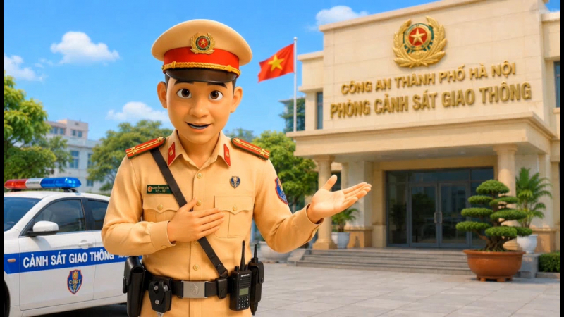 CSGT Hà Nội ứng dụng AI truyền tải luật giao thông sinh động hơn -0