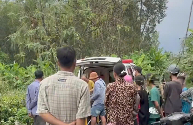 Người đàn ông bị sét đánh tử vong khi đang cưa cây thuê -0