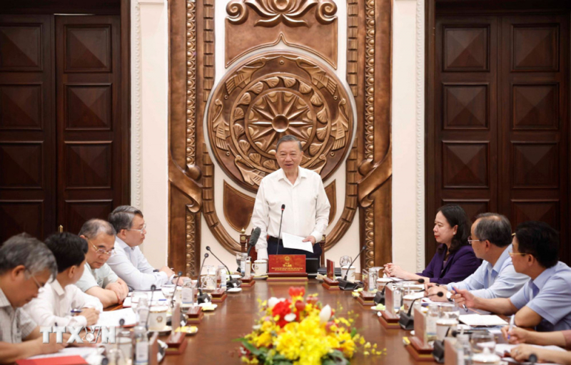Công tác tham mưu của Văn phòng Chủ tịch nước phải được nâng lên một tầm cao mới -0