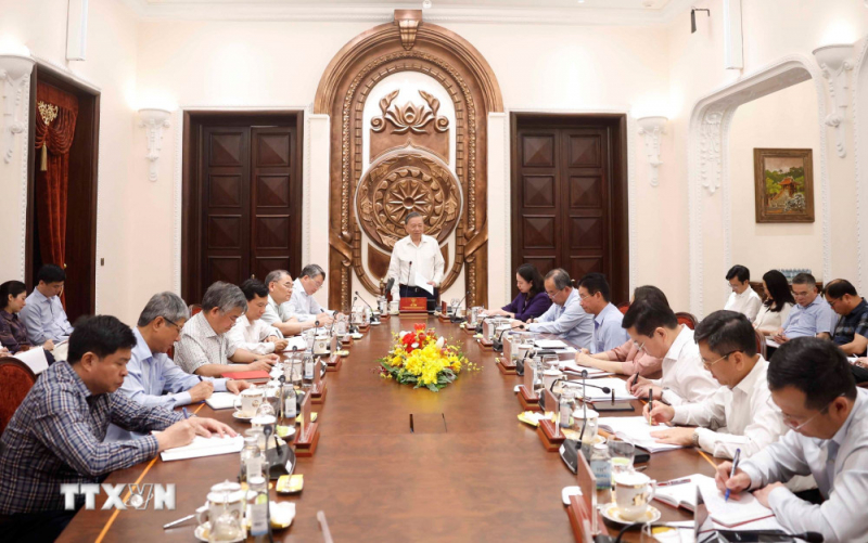 Công tác tham mưu của Văn phòng Chủ tịch nước phải được nâng lên một tầm cao mới -0