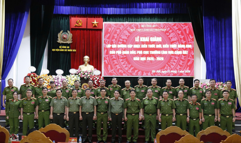 Bồi dưỡng, cập nhật và nâng cao kiến thức cho các Phó Giám đốc, Phó Cục trưởng lĩnh vực cảnh sát -0