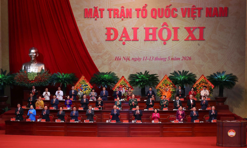 Khai mạc trọng thể Đại hội đại biểu toàn quốc Mặt trận Tổ quốc Việt Nam lần thứ XI, nhiệm kỳ 2026-2031 -0