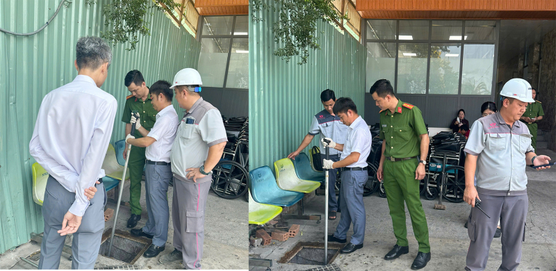 Phát hiện bệnh viện xả nước thải chưa qua xử lý ra môi trường -0