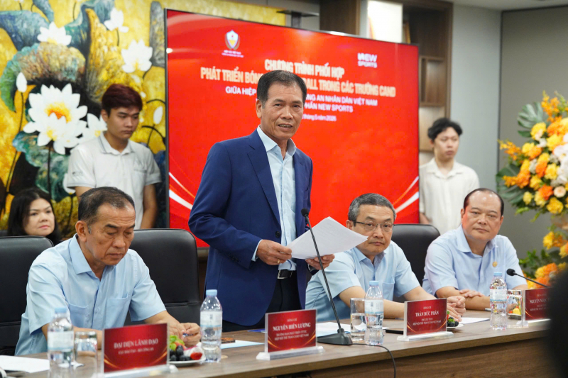 Hiệp hội Thể thao CAND Việt Nam phối hợp New Sports phát triển bóng rổ, pickleball trong các trường Công an nhân dân -0