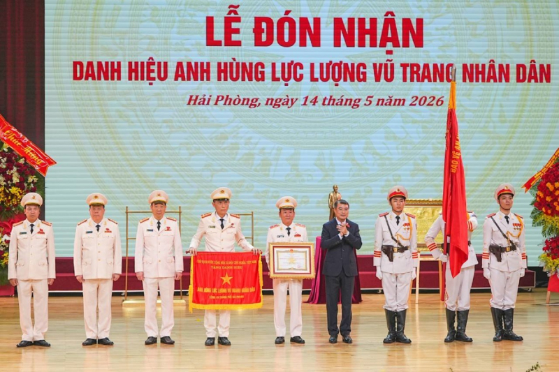 Công an thành phố Hải Phòng đón nhận danh hiệu Anh hùng lực lượng vũ trang nhân dân -0