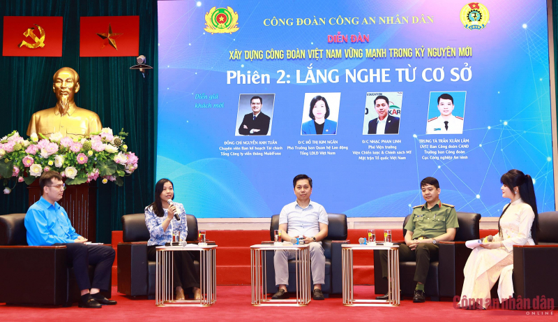 Lắng nghe tiếng nói đoàn viên để đổi mới hoạt động Công đoàn Công an nhân dân -0