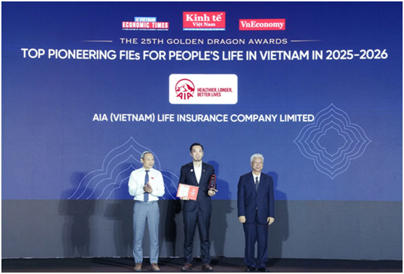AIA Việt Nam được vinh danh tại Giải thưởng Rồng Vàng 2026 -0
