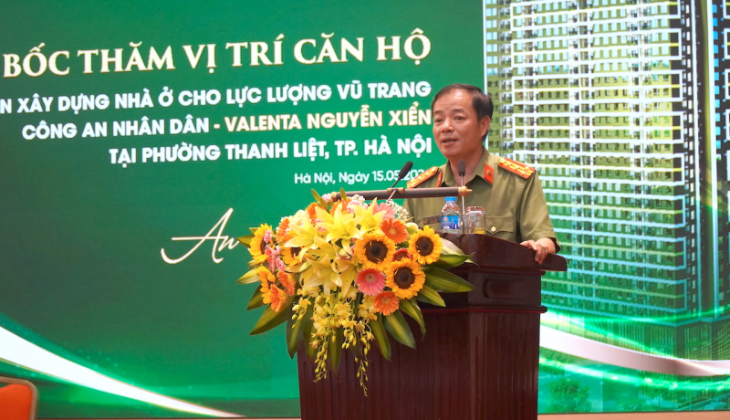 Bộ Công an lần đầu tiên tổ chức cho hơn 200 cán bộ, chiến sĩ bốc thăm vị trí nhà ở xã hội -0