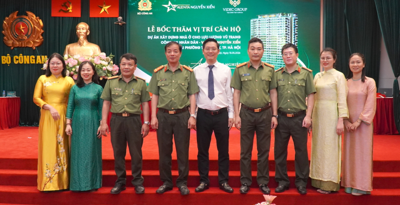 Bộ Công an lần đầu tiên tổ chức cho hơn 200 cán bộ, chiến sĩ bốc thăm vị trí nhà ở xã hội -3