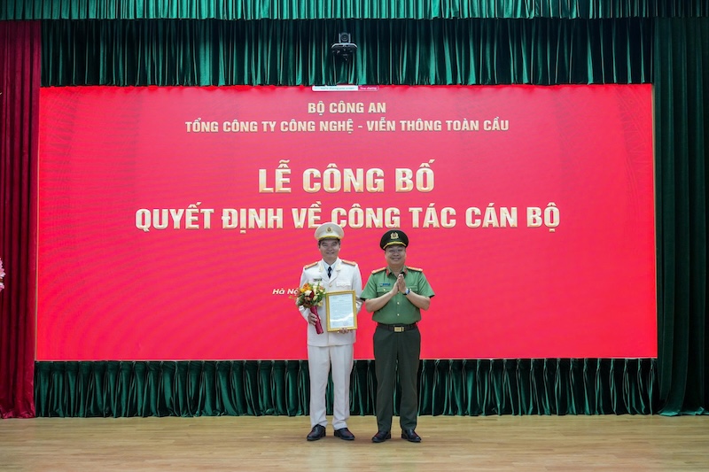 Công bố quyết đinh về công tác cán bộ của Tổng công ty GTEL -0