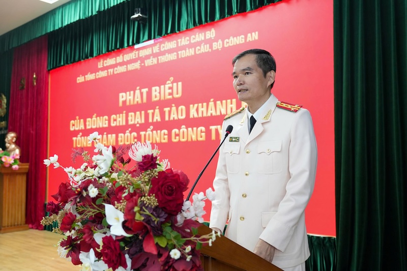 Công bố quyết đinh về công tác cán bộ của Tổng công ty GTEL -0