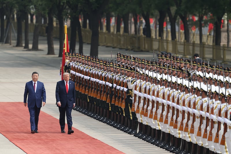 Trung Quốc trải thảm đỏ đón ông Trump -0